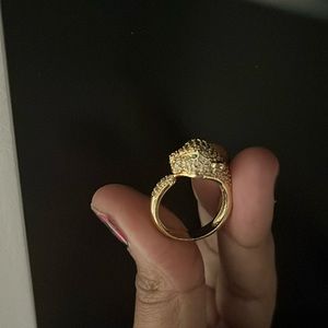 panther ring bangle set